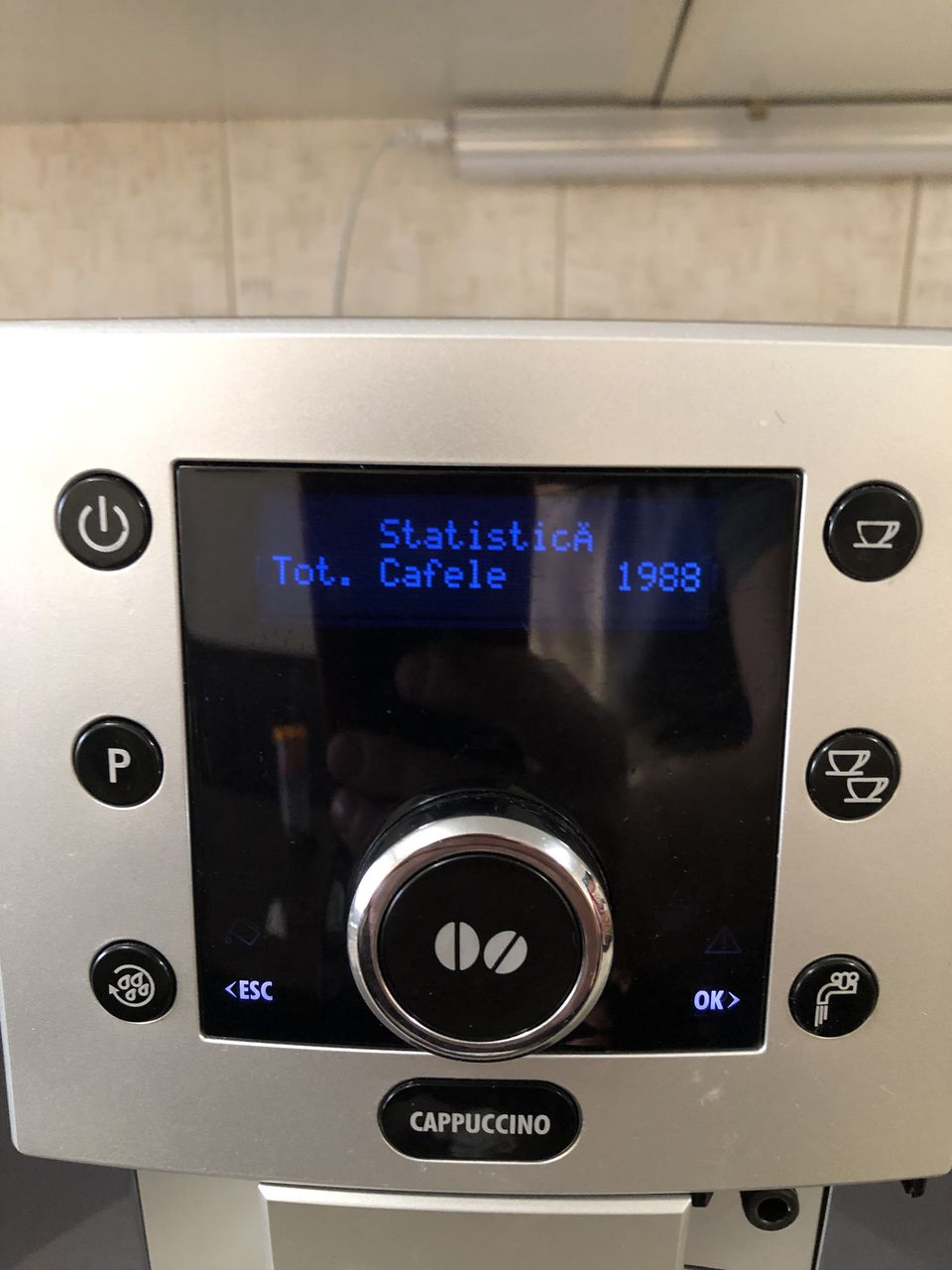 Delonghi Perfecta Cappuccino Mahlwerk Zu Fein Eingestellt Delonghi Perfecta cappuccino