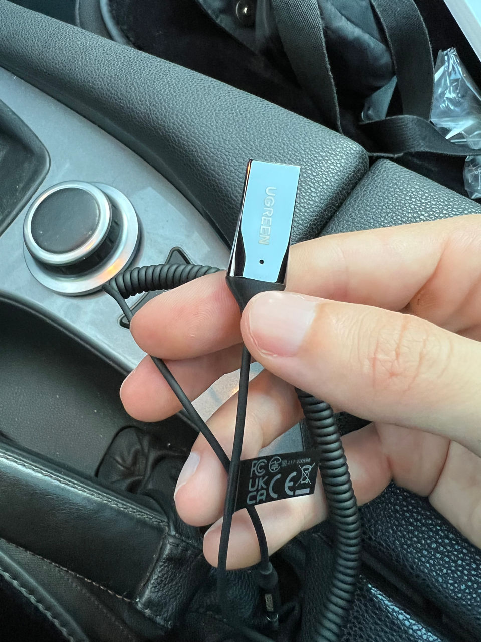 Ugreen Car Bluetooth 5.3 Audio Receiver ресивер трансмитер foto 2