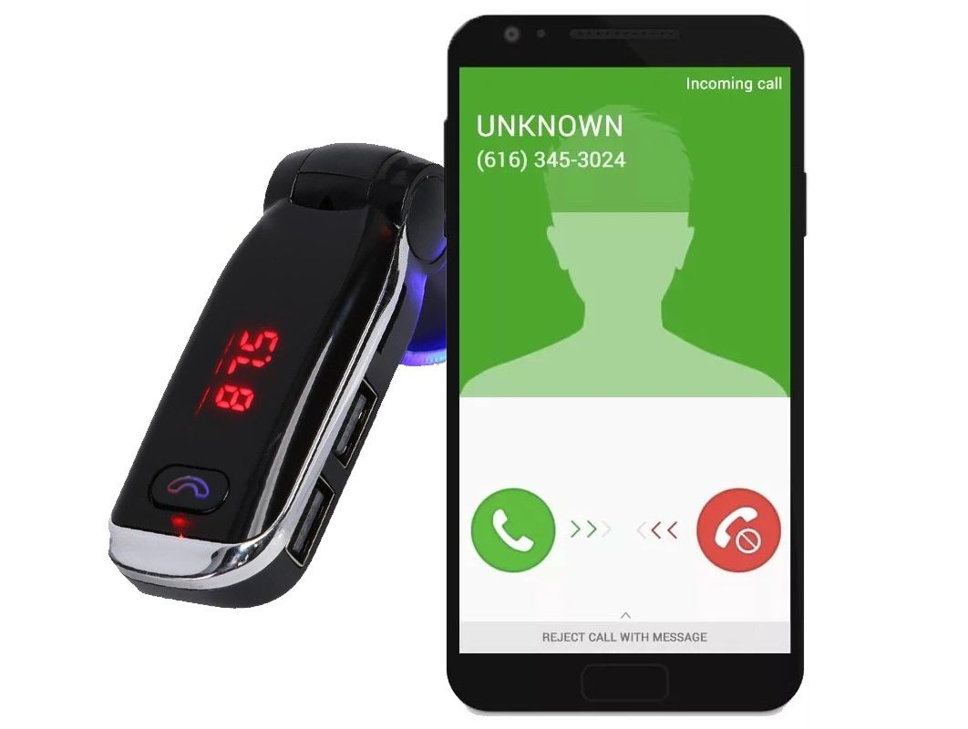 MP3 Fm Transmiter + Bluetooth Hands Free