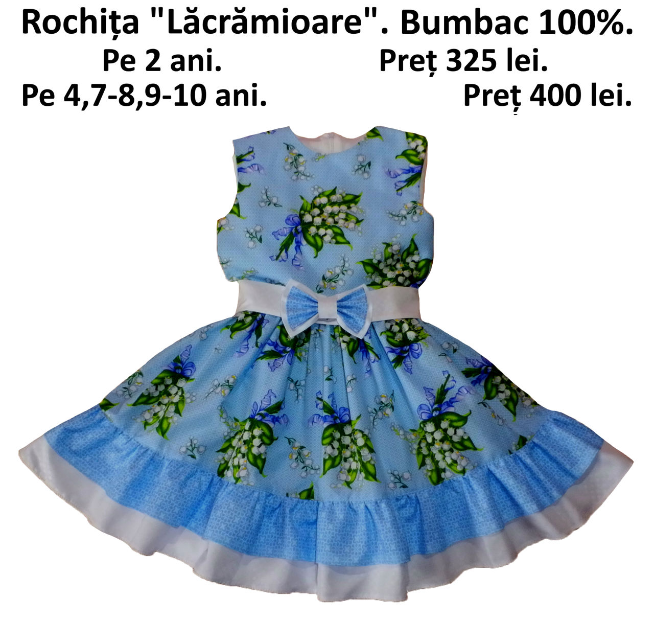Rochițe pentru fete pe 1-10 ani!!! foto 1