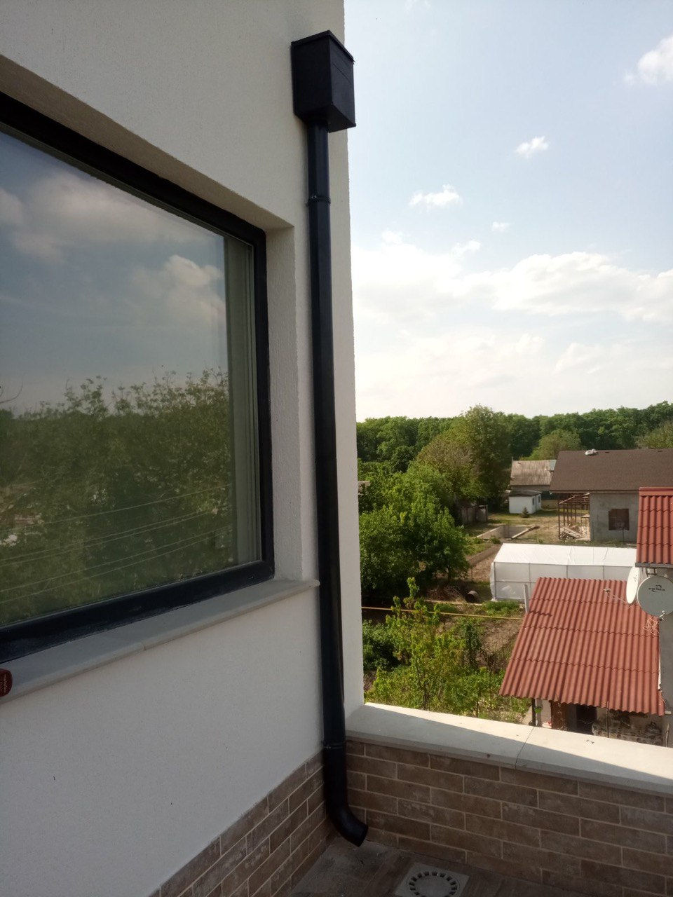 Cos de fum inox ventilarea hogeac parapet gard palarii gard дымоход из нержавеющей стали парапет foto 6