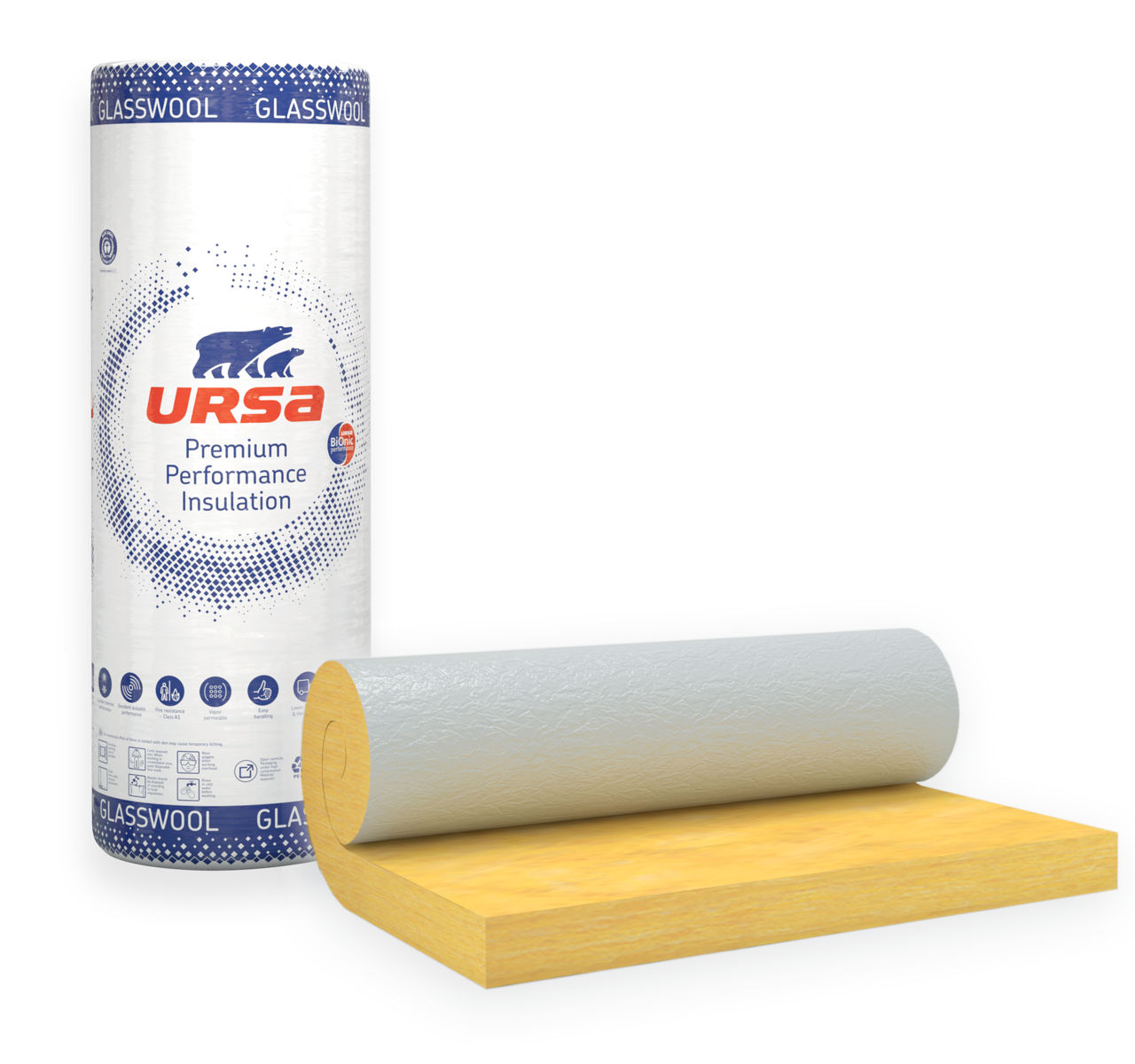 Vata minerala URSA Premium foto 5