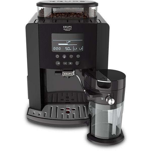 Espressor automat krups arabica latte ea819e10, 1.7l, 1450w, 15 bar, negru. promo! foto 4