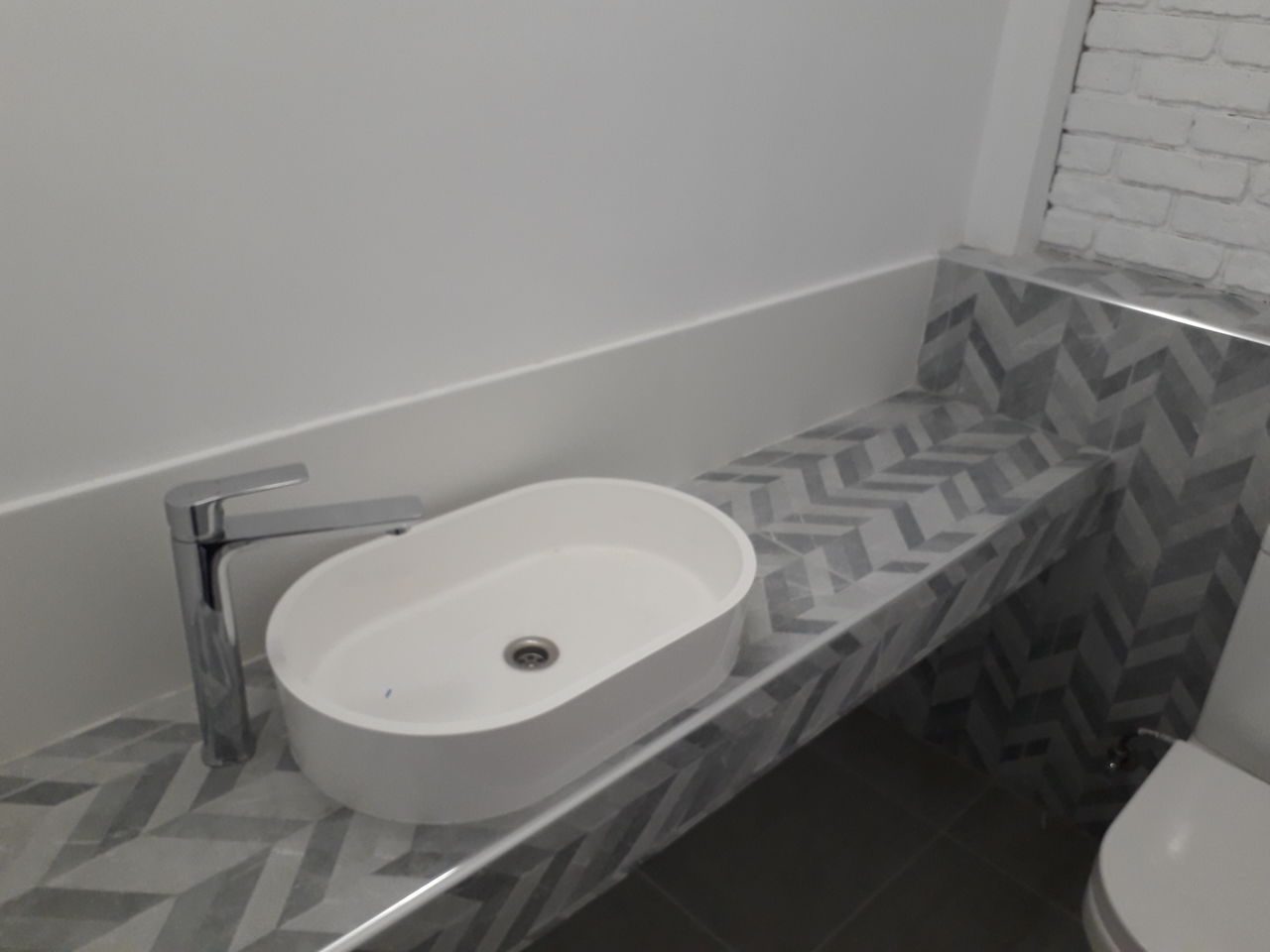 Reparatie la baie ремонт ванной комнаты foto 3