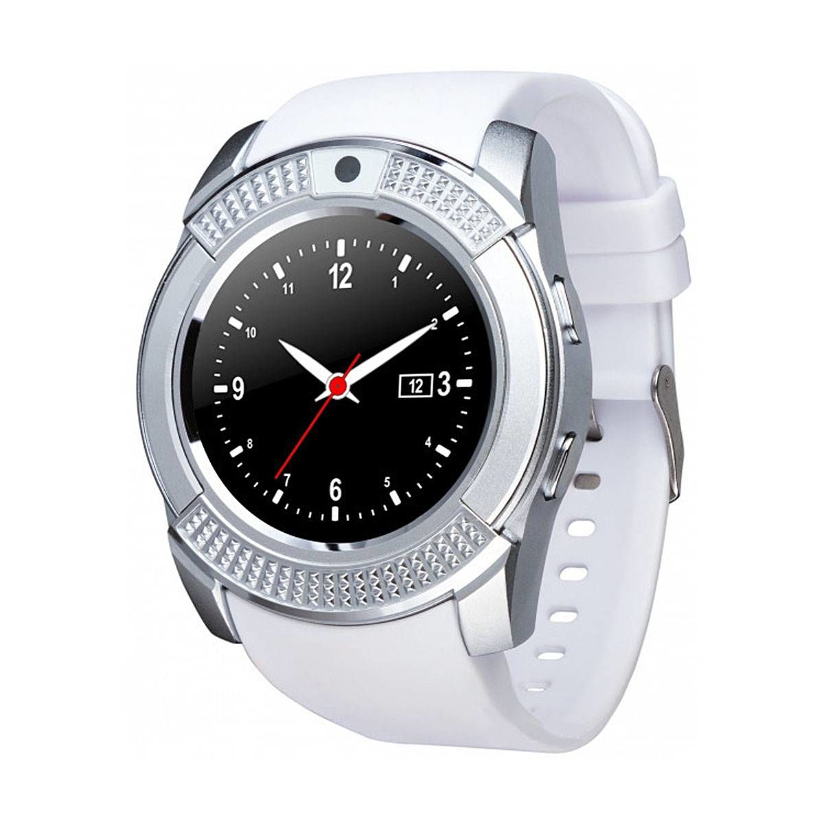 Smart watch V8 new. Круглые. Новые, в коробке. Часы-телефон с фотокамерой и  bluetooth.