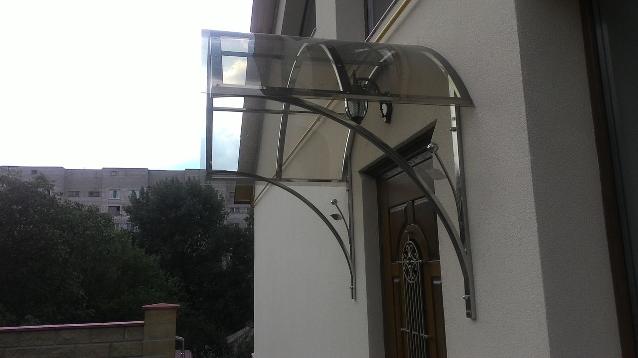 Перила ,  kозырьки из нержавейки    !!!  balustrade din inox si sticla , porti , garduri din inox foto 17