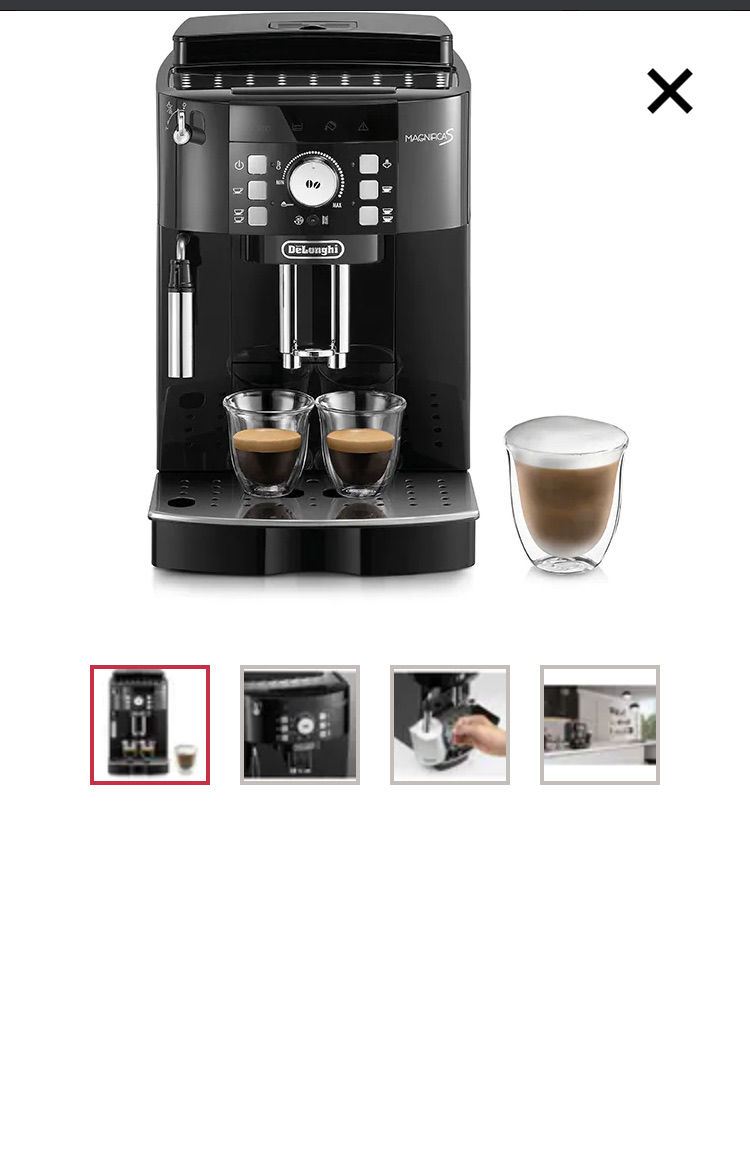 Espressor Automat De Longhi Magnifica S Ecam B L W Bar Negru