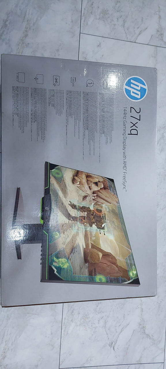 Игровой Монитор HP 27xq 2K, QHD (2560x1440) 27inch, 144Hz,  AMD Freesync Premium,Время отклика 1ms фото 3