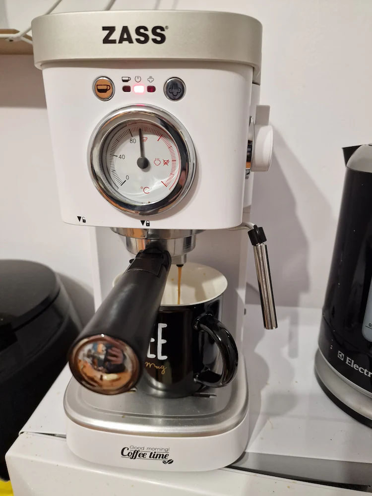 Espressor manual pentru cafea măcinată Zass foto 1