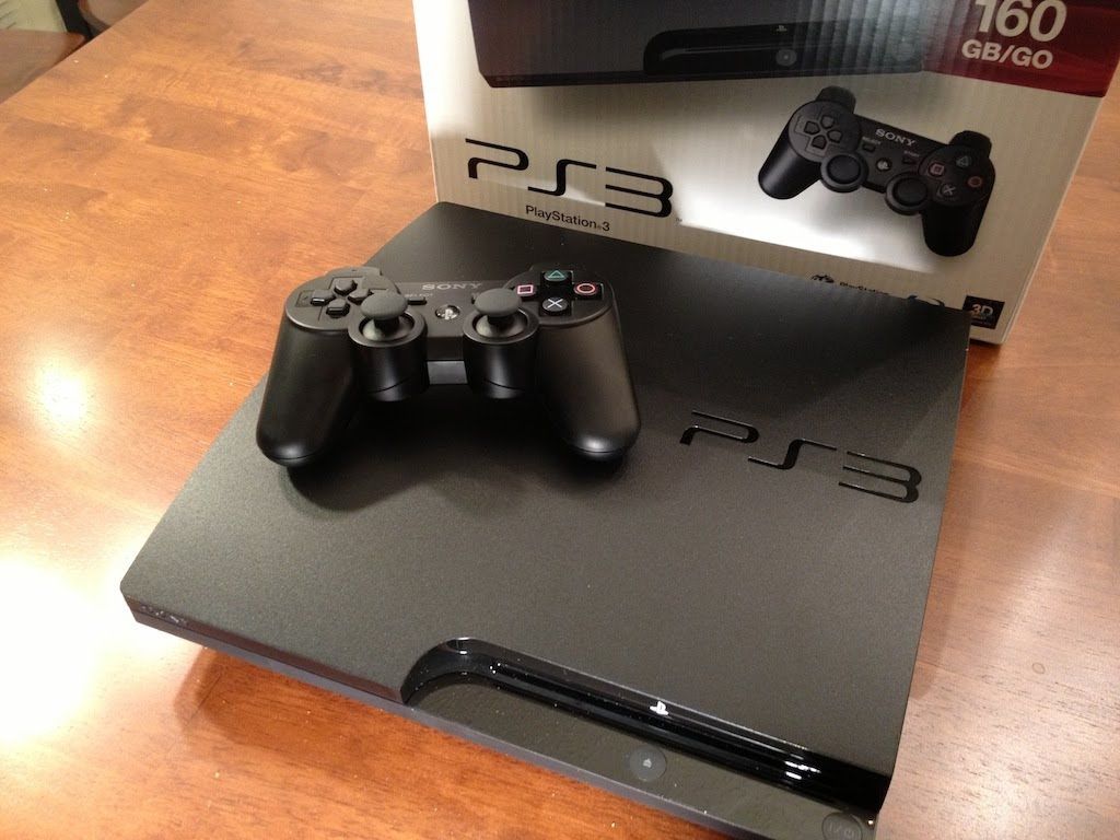 sony ps3 slim + лицензионные игры