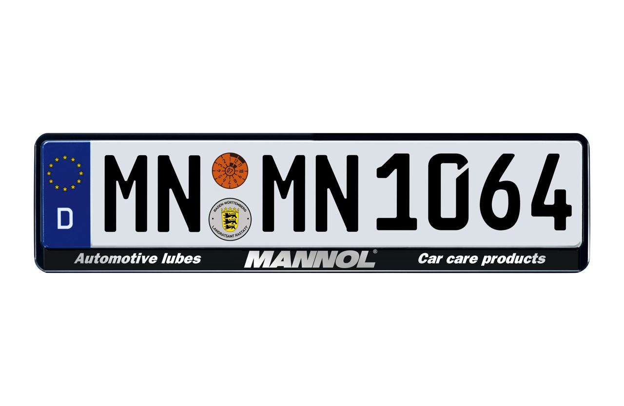 Рамка для номерного знака MANNOL 1064 License Plate Frame