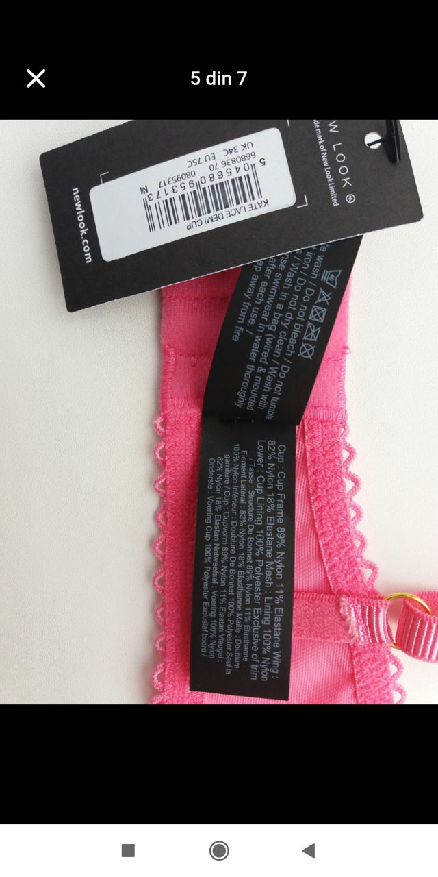 Sutien New Look, nou, marimea EU 75C, 250 lei foto 4