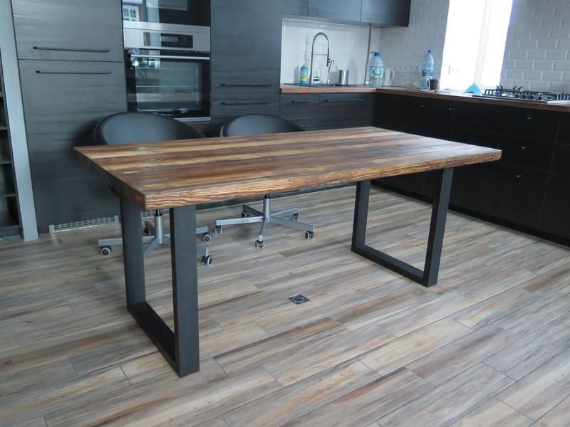 Mobila pentru bucatarie loft din metal, la comanda. reduceri foto 2