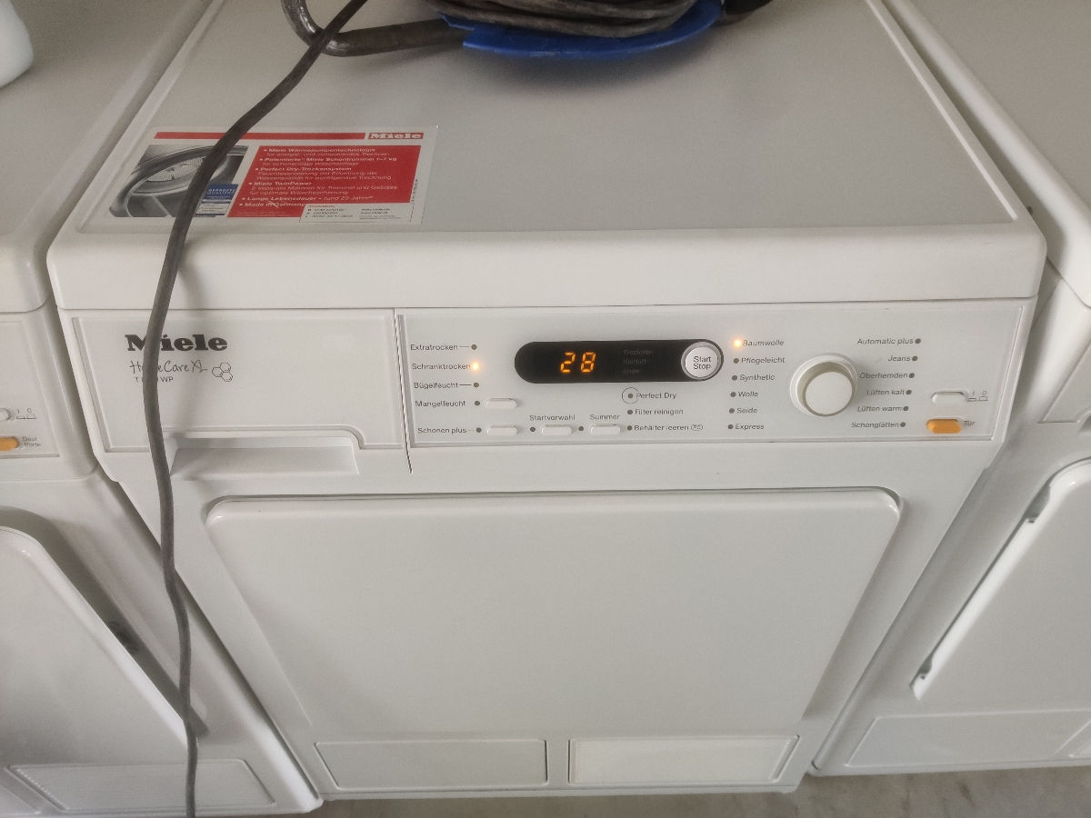 Mașină de uscat Miele T8801WP, 7kg, pompă de căldură, 12 programe,  timer, adusă din Germania foto 10