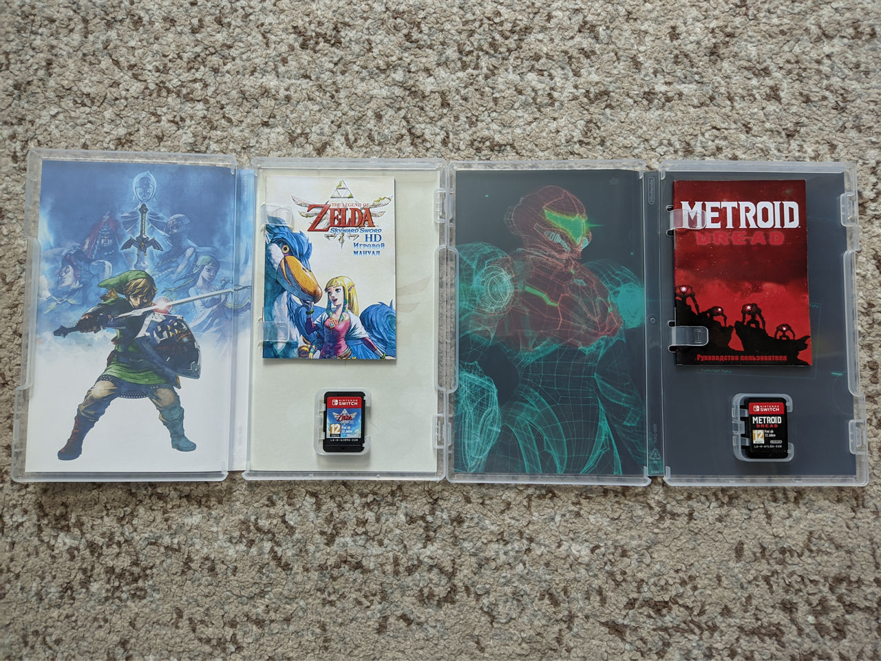 Продам кастомные мануалы (manuale) для игр Metroid Dredd и The Legend of  Zelda Skyward Sword