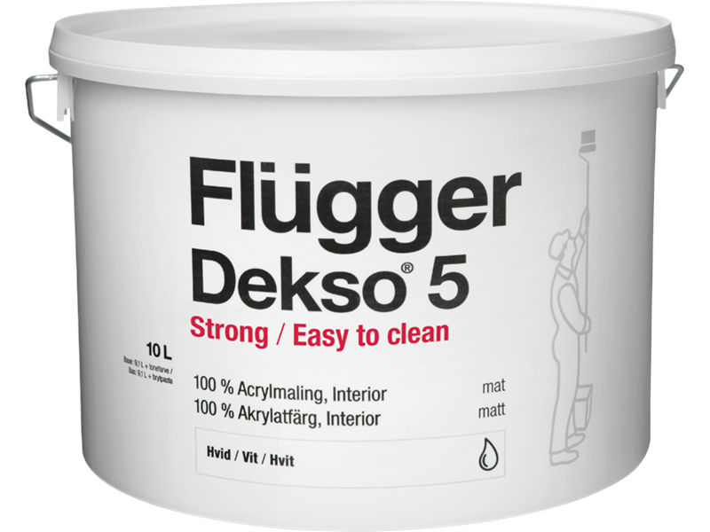 Flugger Dekso 5  100%- акриловая краска foto 0