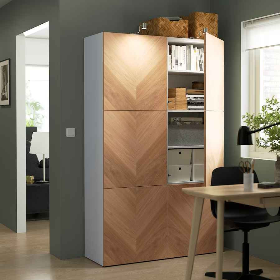 Dulap combinat Ikea Besta 120x42x193 foto 1