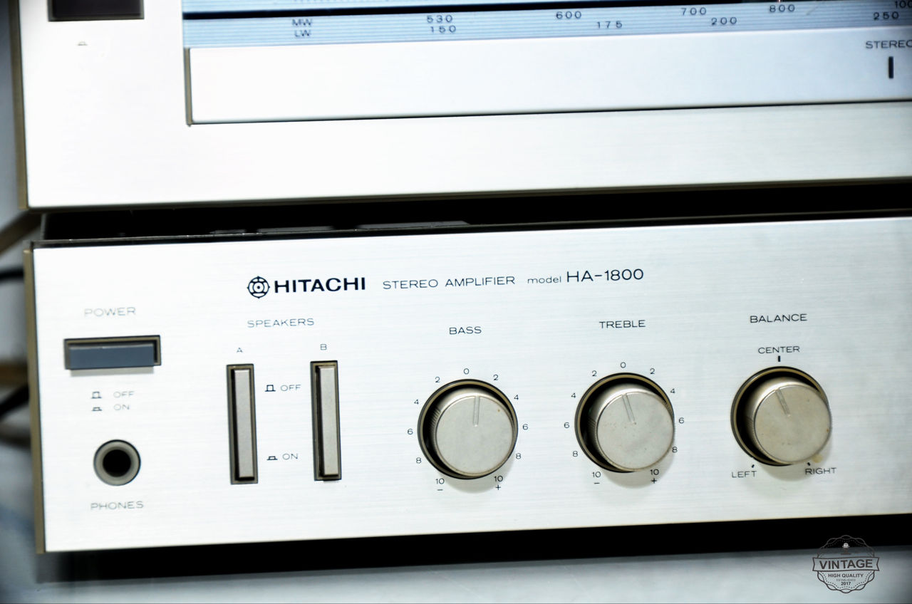 Hi-Fi Hitachi HA-1800 / FT-2500L / D-E10 Винтажная стойка Made in Japan фото 4