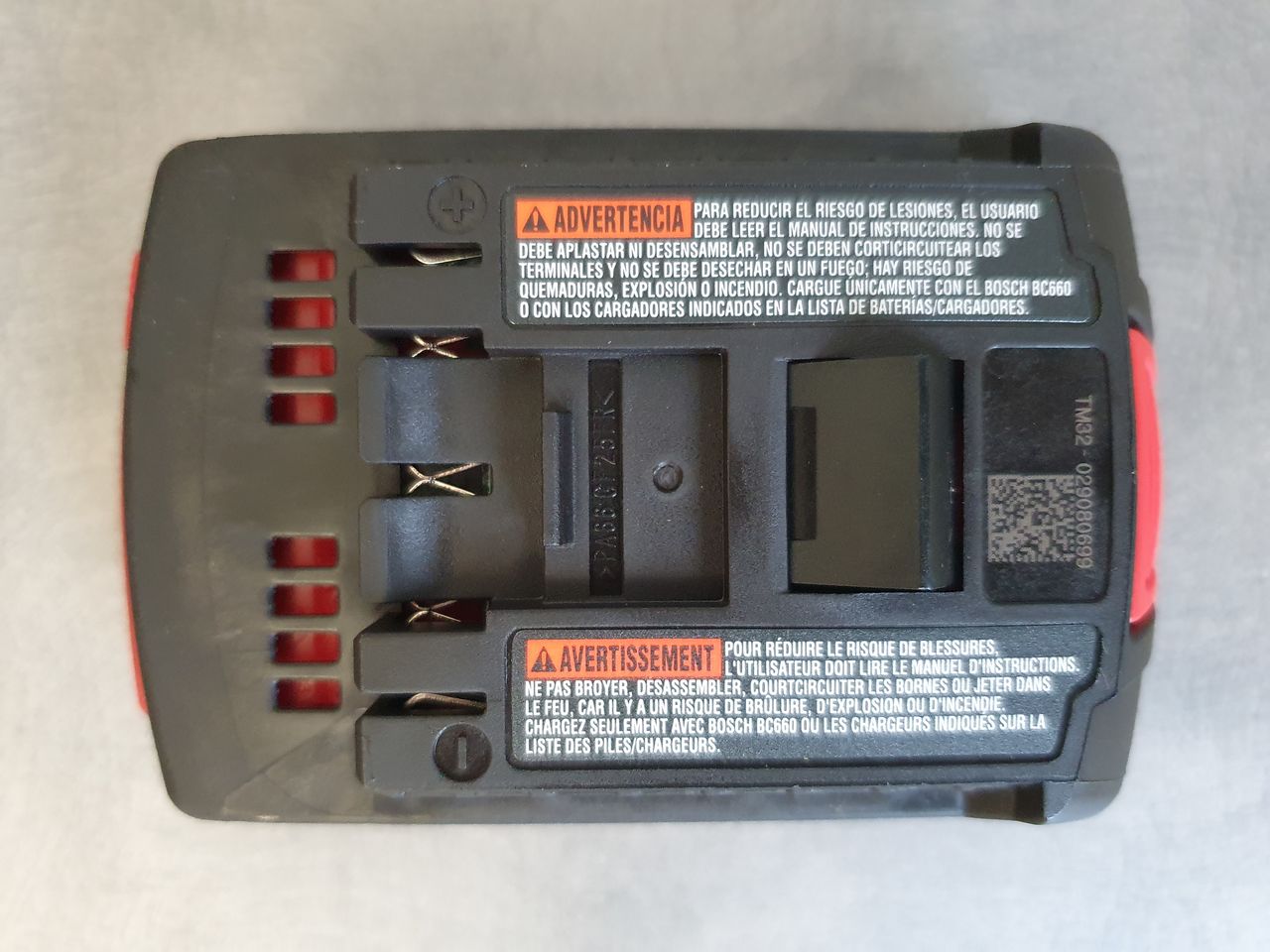 Bosch bat612 18v 2.0ah 36.0wh li-ion slim pack battery