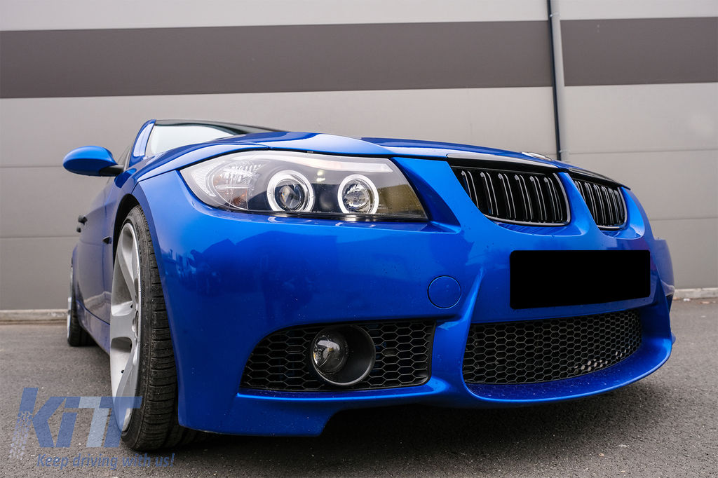 Livrare Gratuita Grile ноздри M Nari BMW Seria 3 E90 E91 Pre-LCI (2005-2008) Negru Lucios foto 8