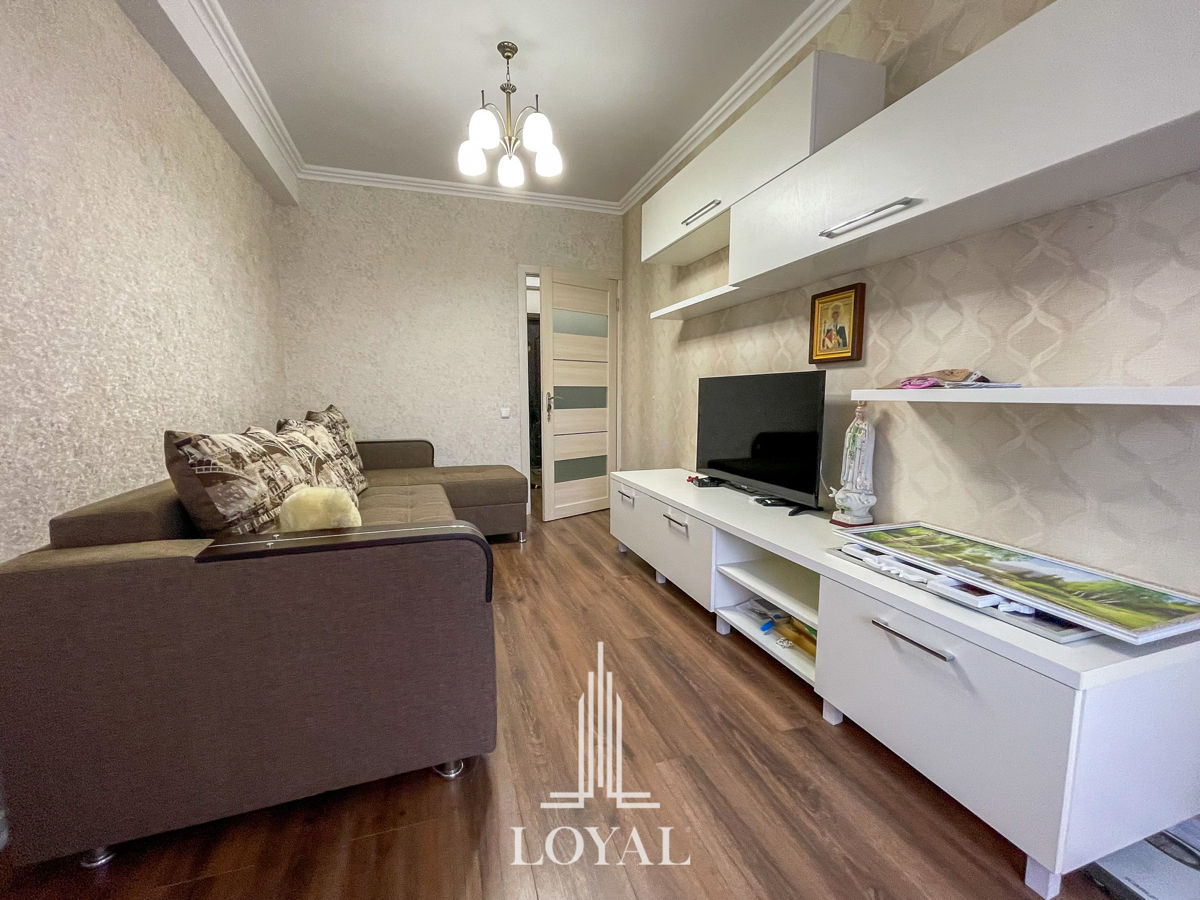 Apartament cu 1 cameră, 43 m², Râșcani, Chișinău foto 3