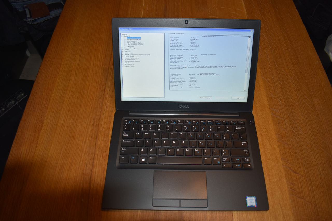 Notebook Dell Latitude 7290 12.8 Anti-Glare Intel i5-8350U 8GB 256GB SSD Intel UHD620 foto 1