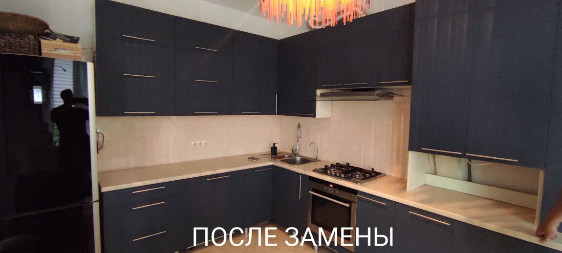 Замена столешниц, фасадов. Мастерская по ремонту и изготовлению мебели.. фото 9