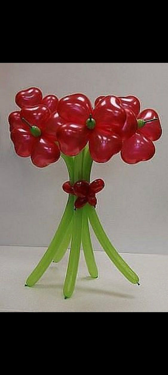 Flori din baloane / baloane cu heliu фото 8