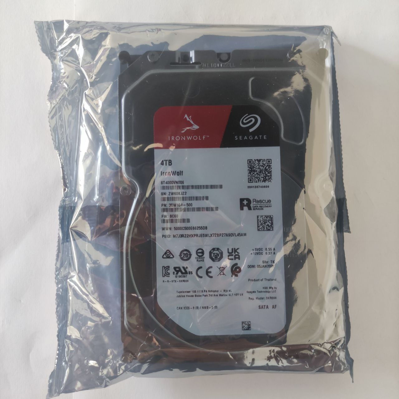 Disque dur Seagate IronWolf 4 To (ST4000VN006)