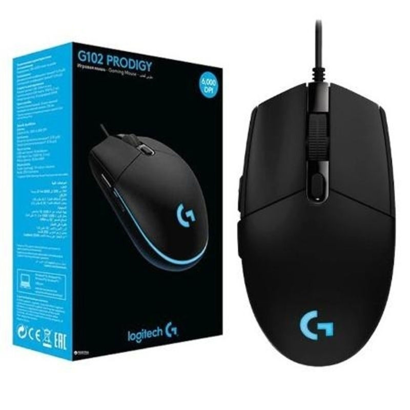 Logitech Gaming Mouse G102 LIGHTSYNC RGB,  8000 dpi, Onboard memory мышка - Livrare / Pick-up foto 7