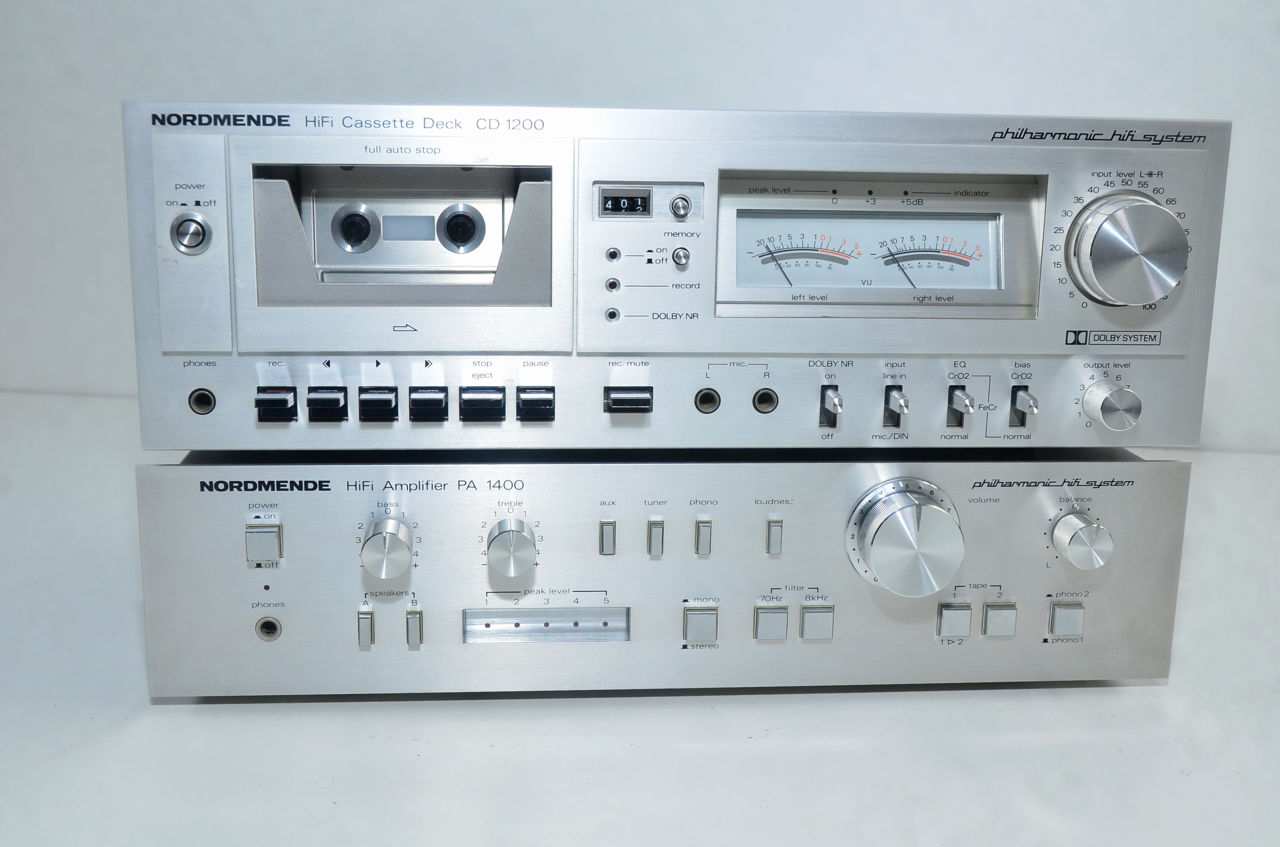 Nordmende amplifier + nordmende cassette deck фото 0
