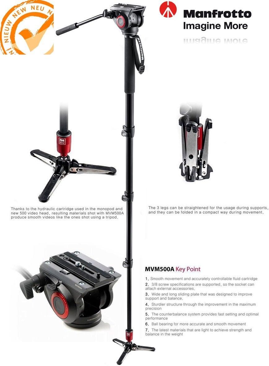 Manfrotto MVM500A монопод new!!!