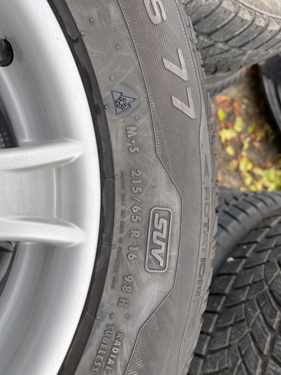 Discuri 5x114.3 r16 cu anvelope 215x65r16 фото 8