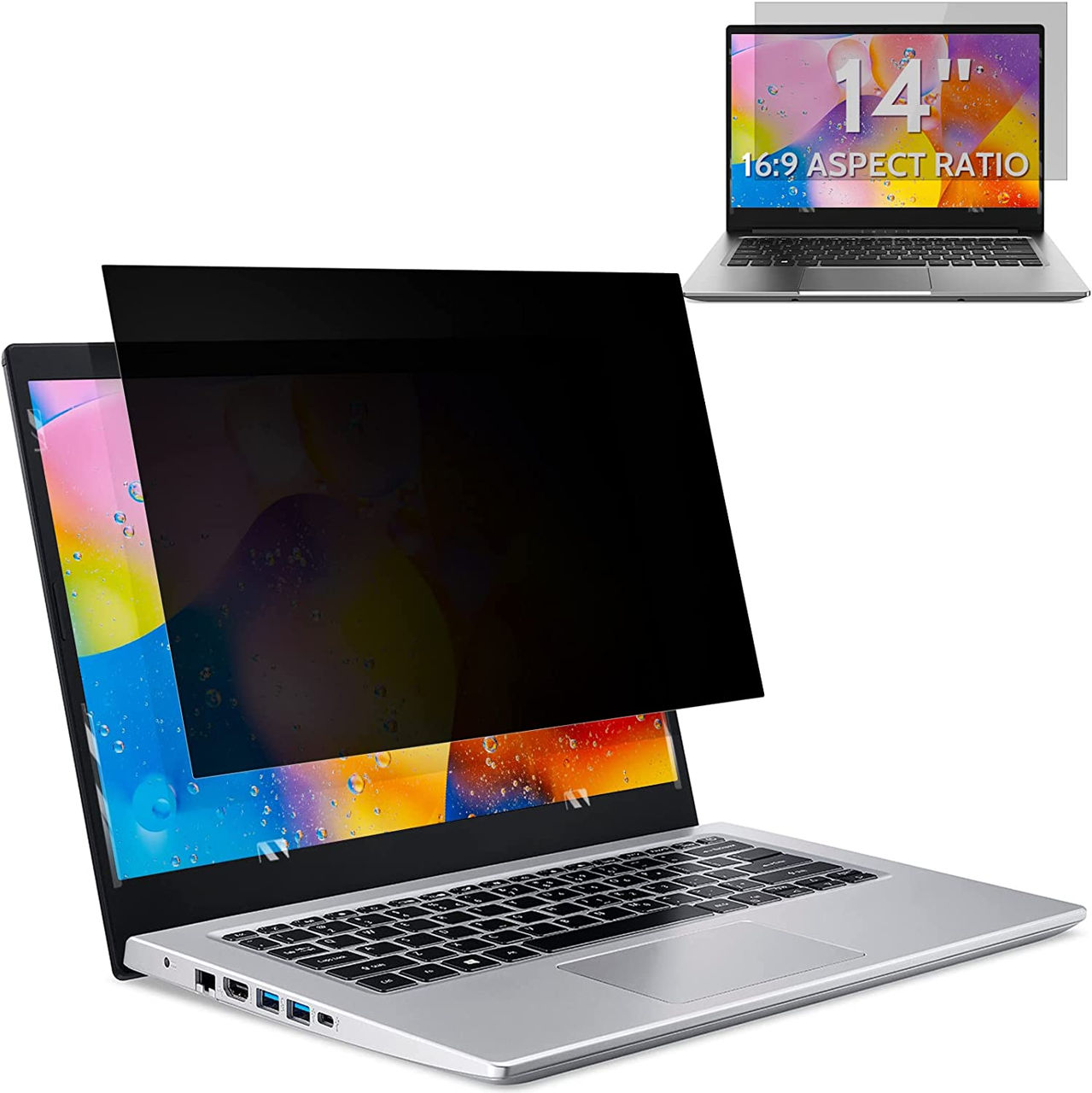 Laptop Privacy Screen 14 Inch  Screen Protector macbook dell acer asus foto 0