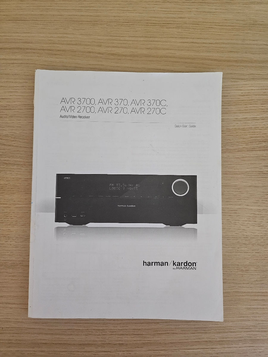 Vind receiver Harman Kardon AVR 270.  350€ foto 1