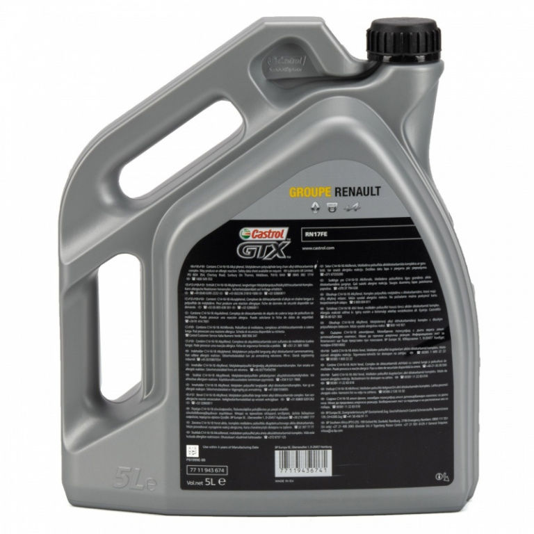 Ulei de motor 0W20 Renault RN-SPEC RN17FE 5L