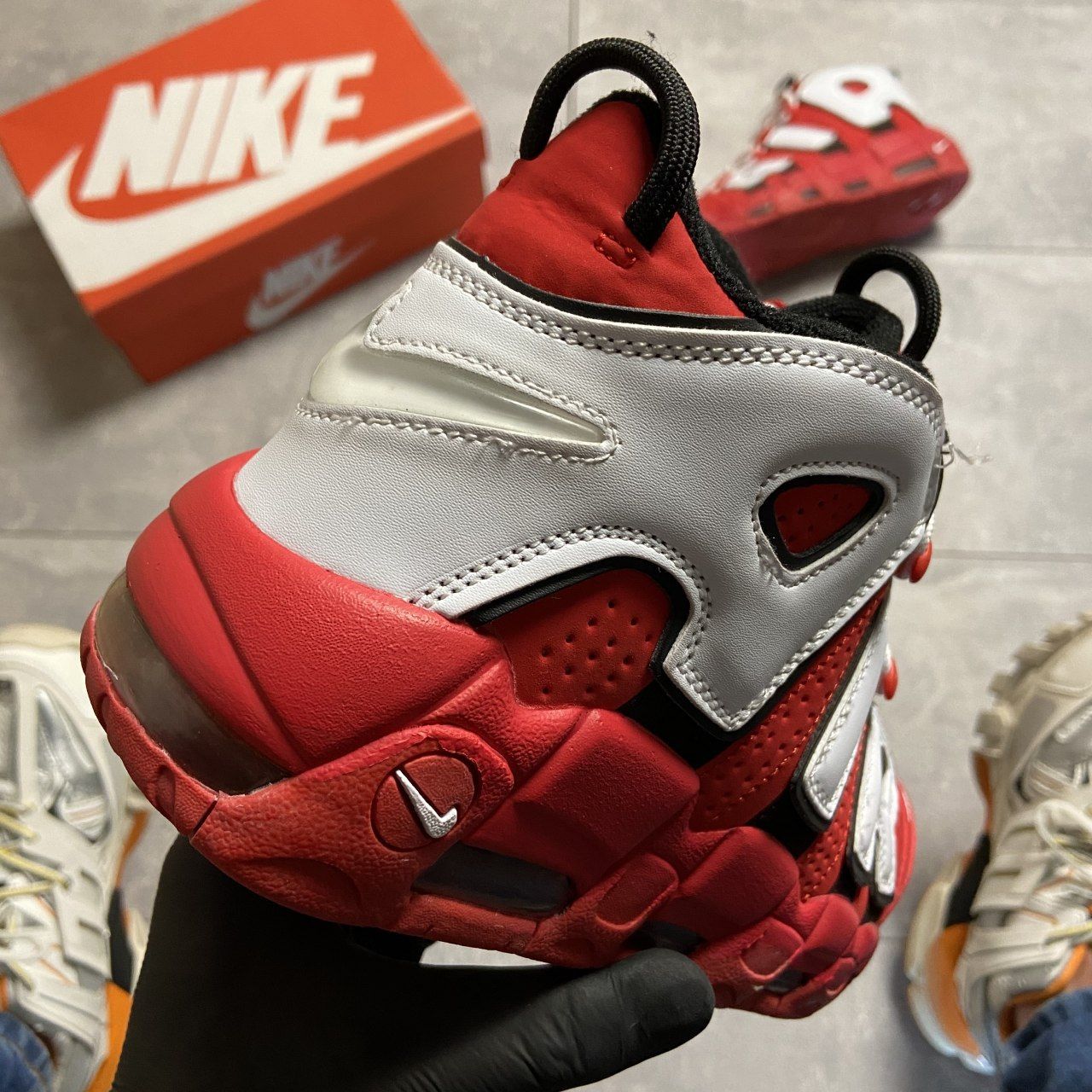 Nike Air More Uptempo University Red foto 4