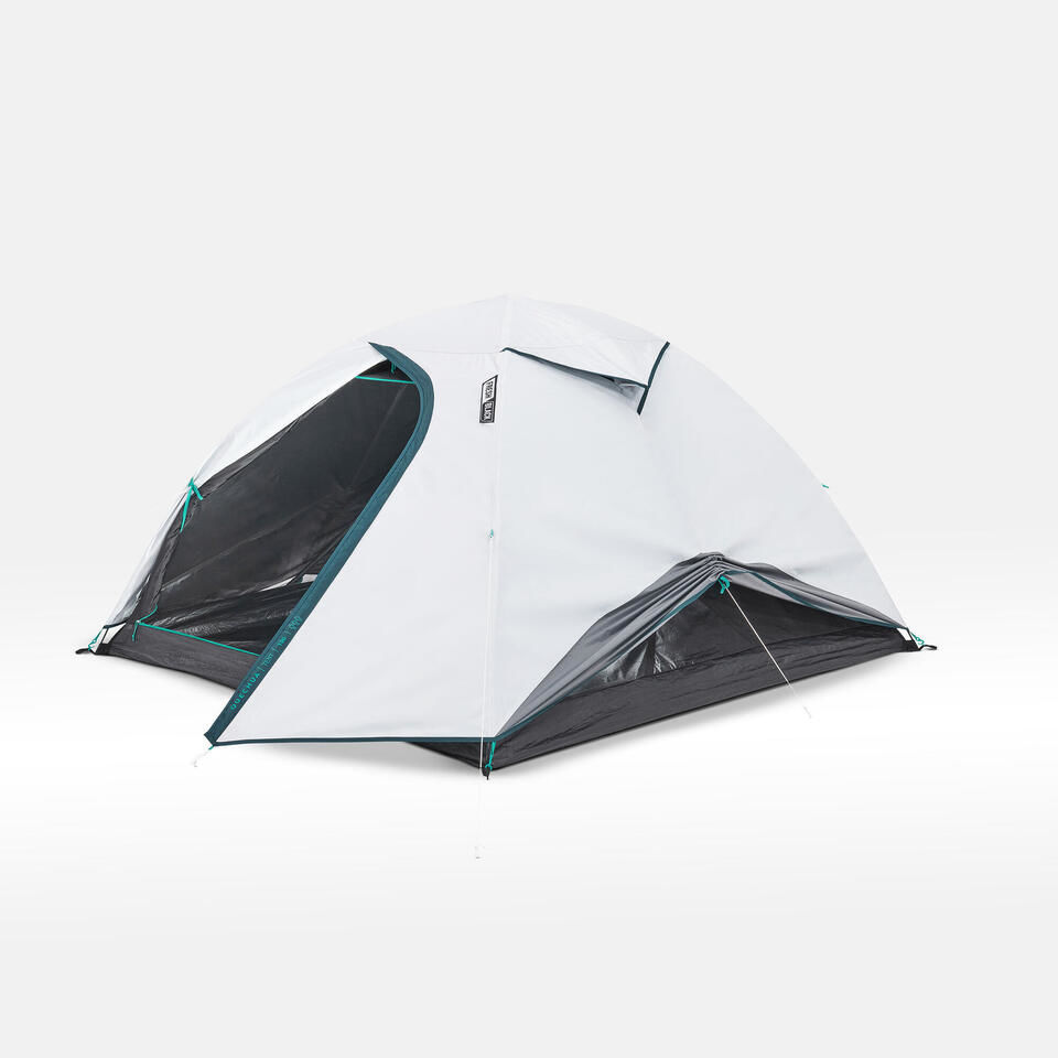 Cort camping Quechua MH100 Fresh & Black 3 pers foto 2