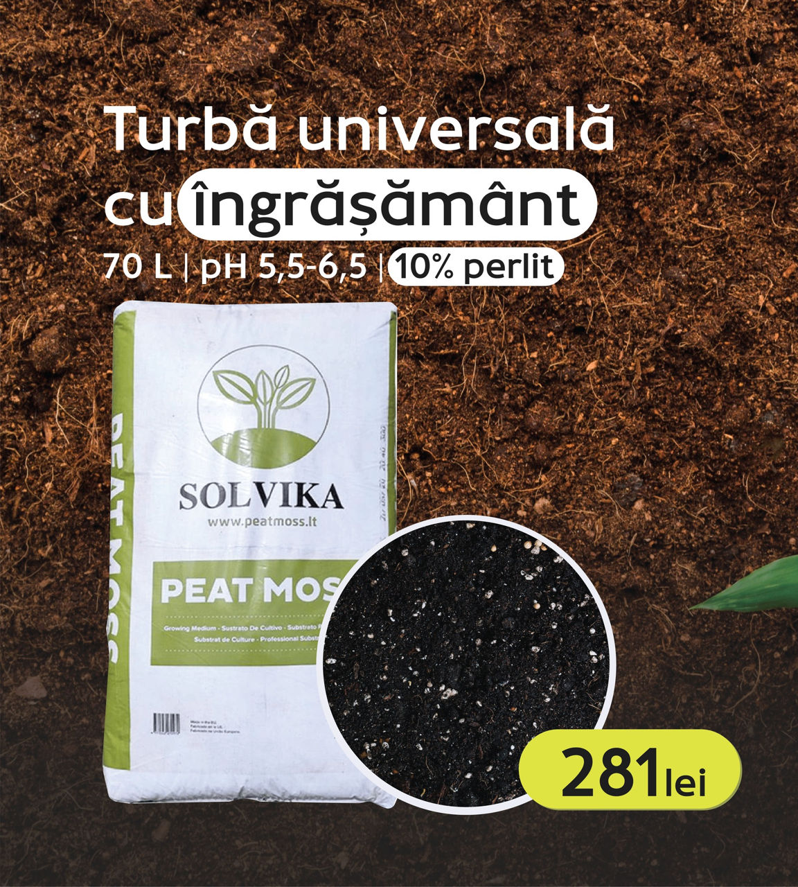 Turba pentru creșterea excelentă a plantelor! foto 3