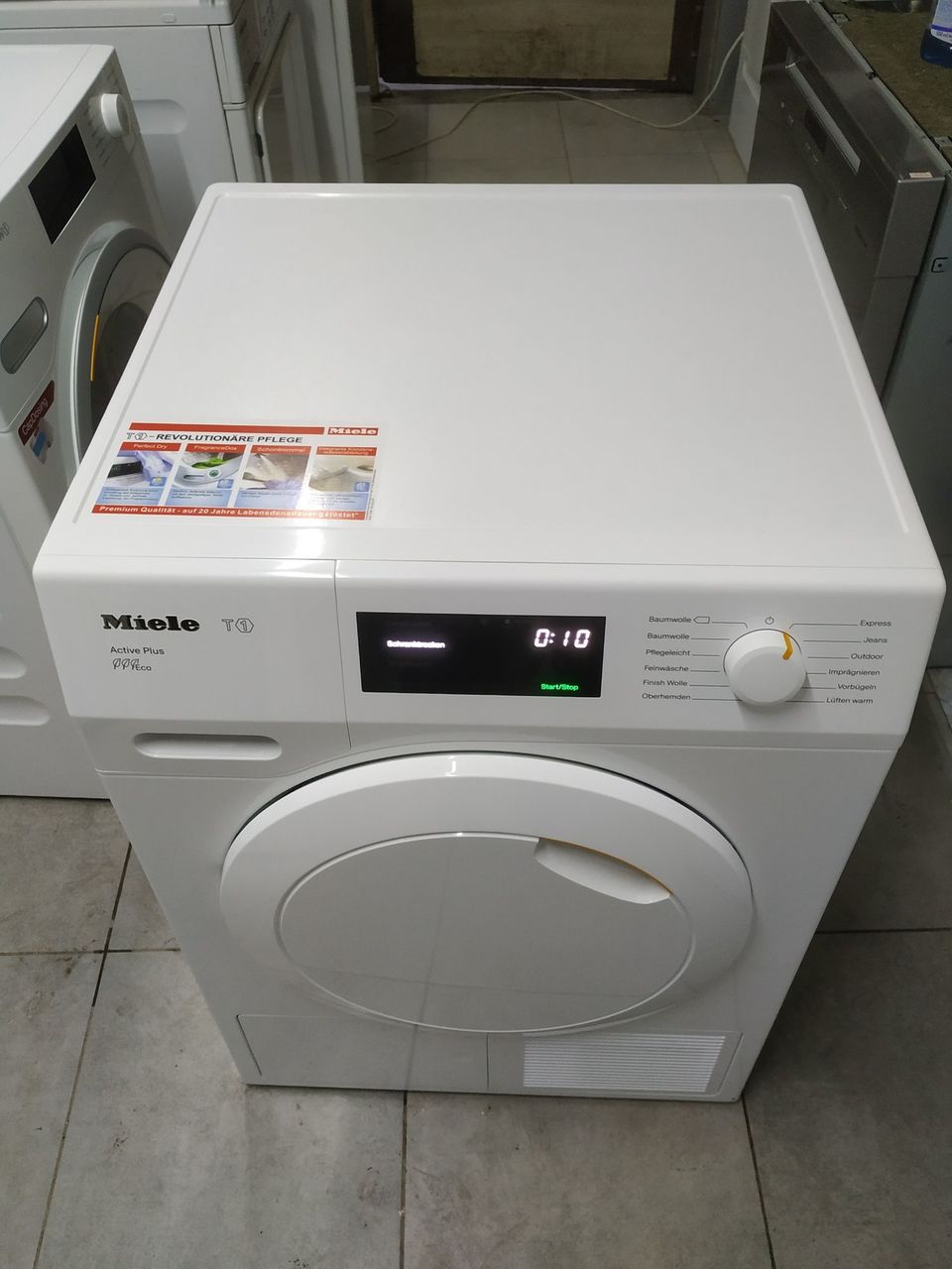 Сушильная машина miele tef775wp