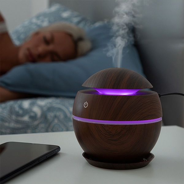 Umidificator de aer,aromaterapie,lampa de veghe Ультразвуковой увлажнитель воздуха с ароматераптей foto 2