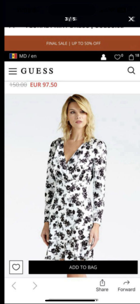 Rochie guess s originala ca noua /платья foto 2