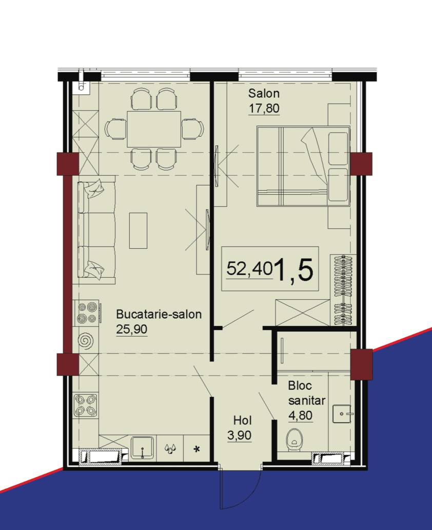 Apartament cu 1 cameră,  Telecentru,  Chișinău,  Chișinău mun. foto 10