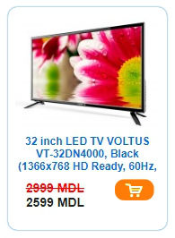 Smart - TV VOLTUS - 0% - супер цены - prețuri atrăgătoare телевизовы доставка . кредит foto 3