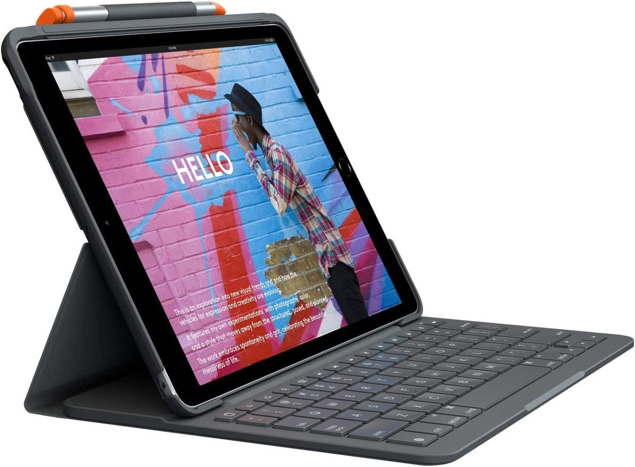 Logitech Slim Folio Case with Wireless Keyboard Apple iPad Air 3 (2019) foto 4