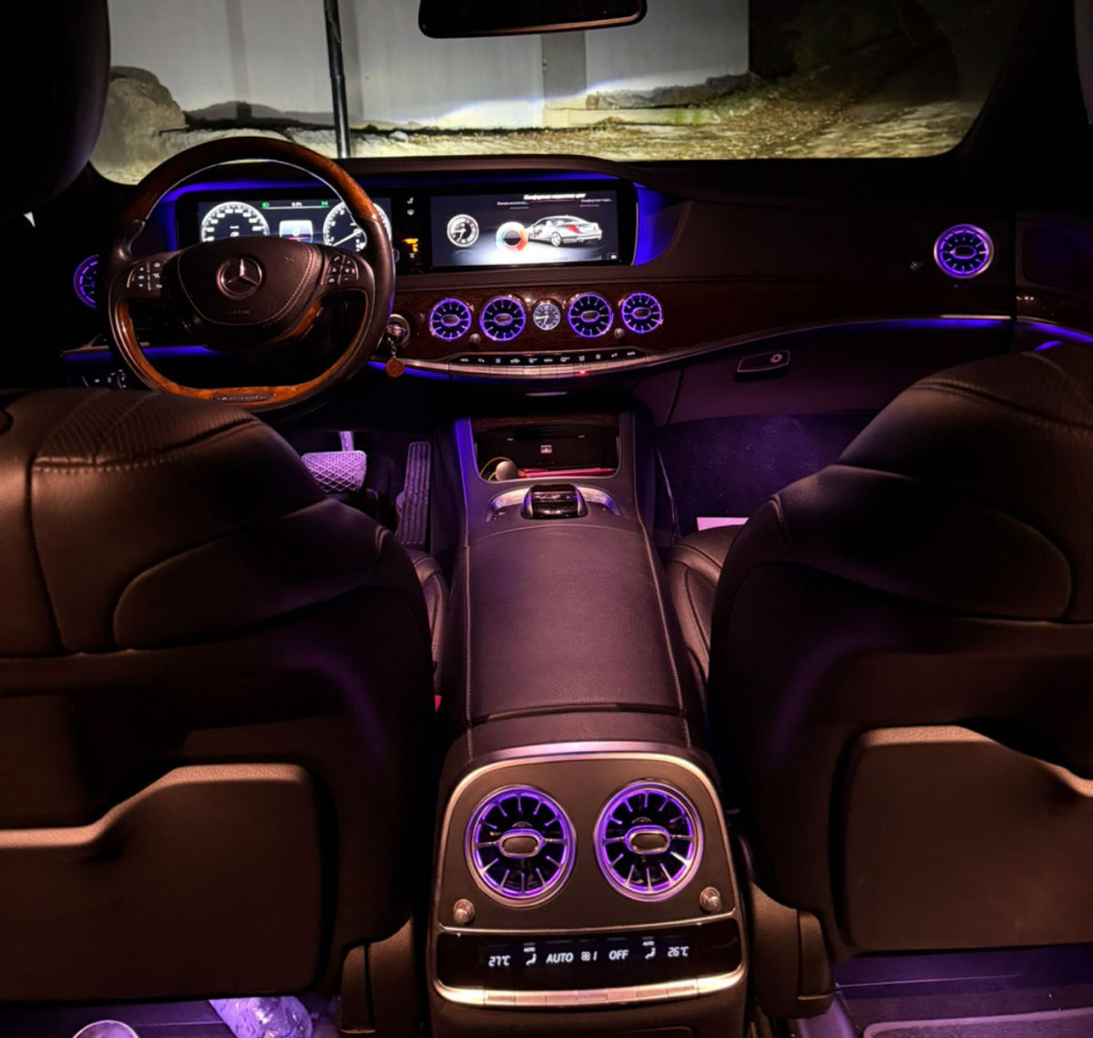 Дефлекторы W222 - Turbiene Led Mercedes S-Class, Detailing LUX18 foto 1