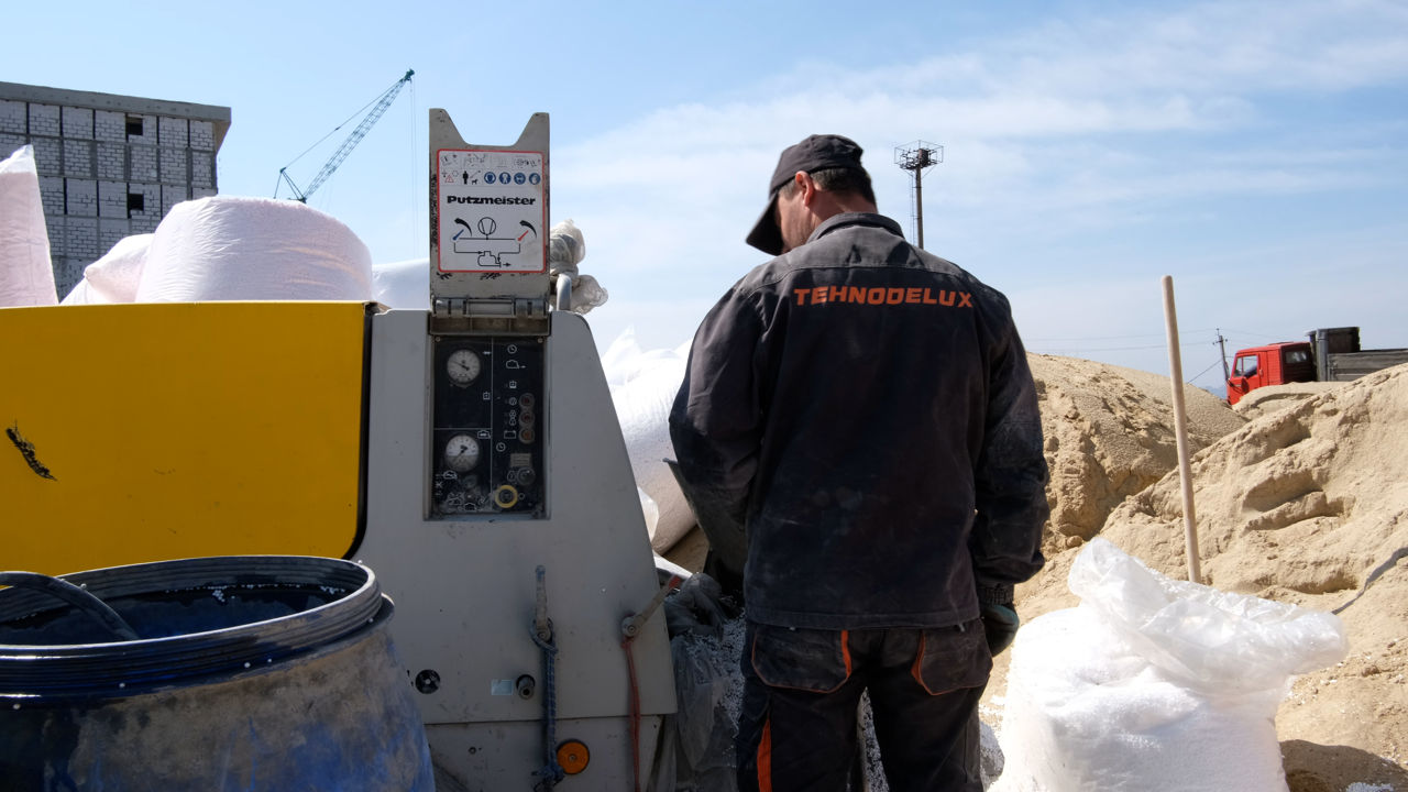 Izolație termică сu granule din polistiren * Cimentoplast foto 0