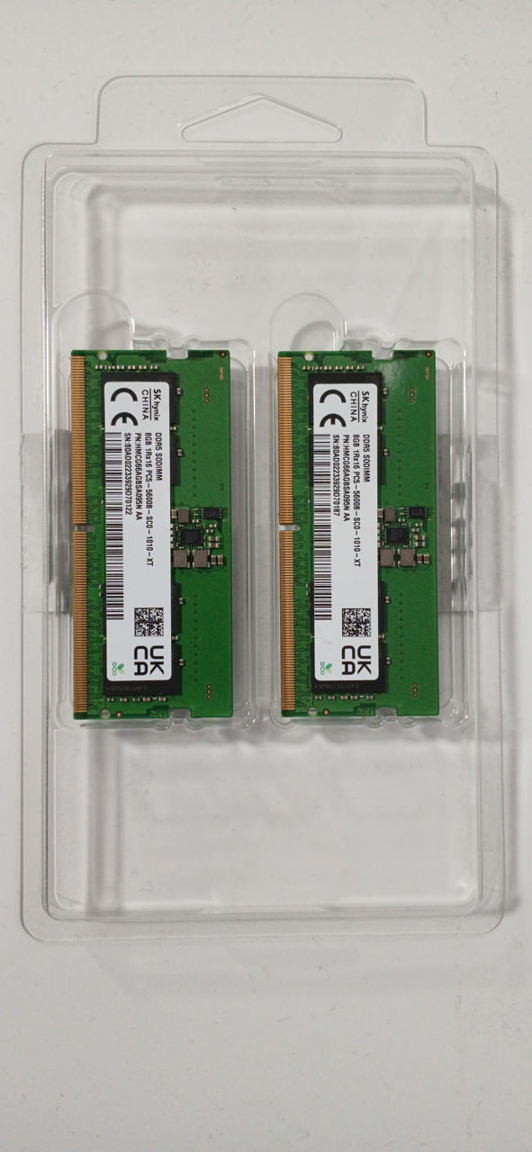 Для ноутбука Hynix ddr5 5600 MHz sodimm 8x2 16GB Новая foto 0
