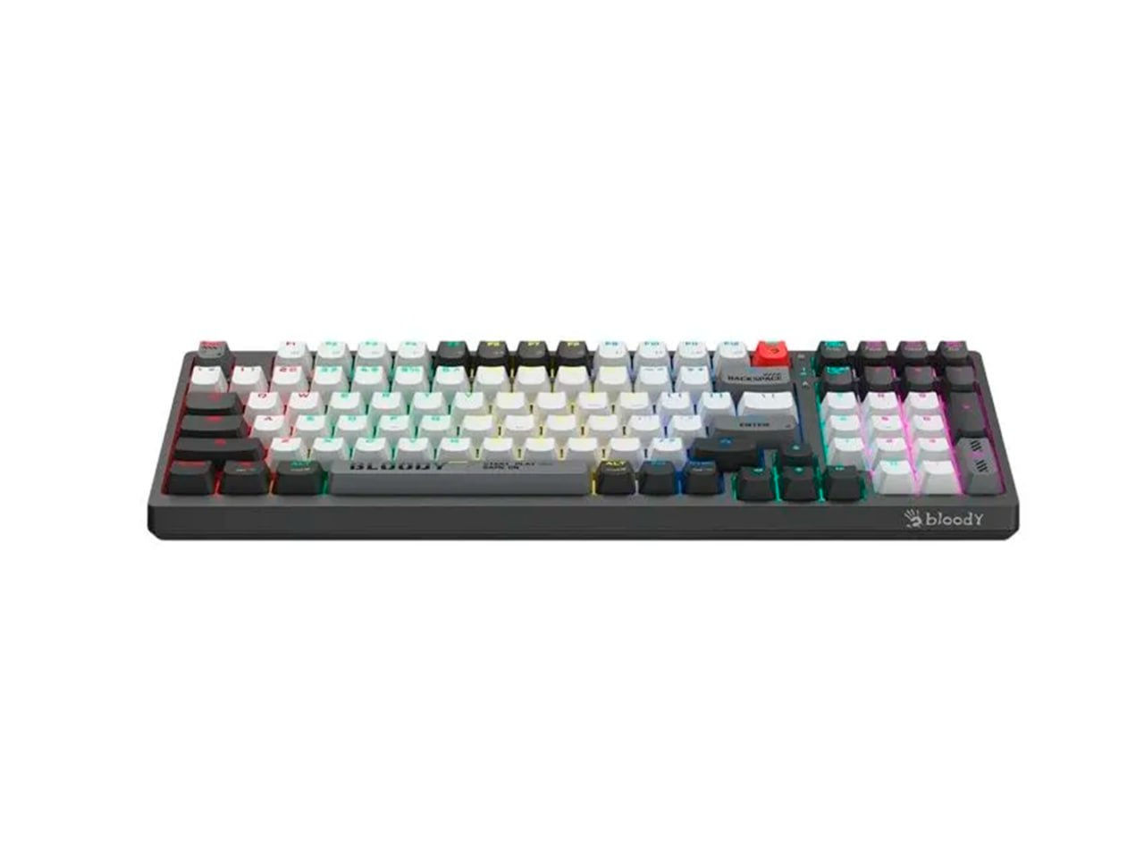 Клавиатура «A4Tech Bloody WS98 Linear switch RGB USB Wireless RU Bloody Grey» фото 2