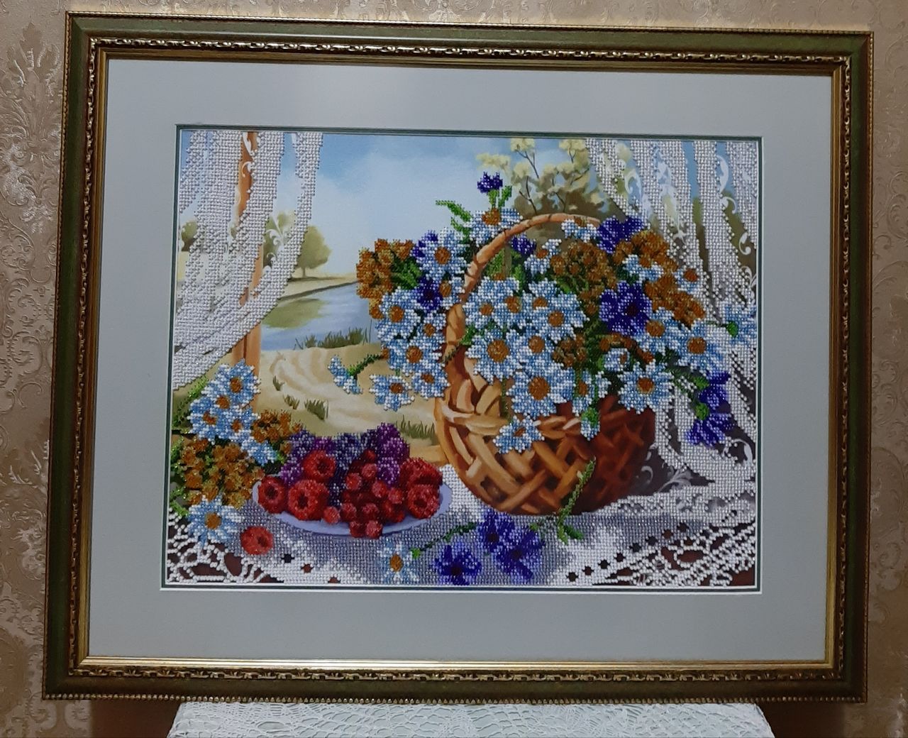 Картины бисером